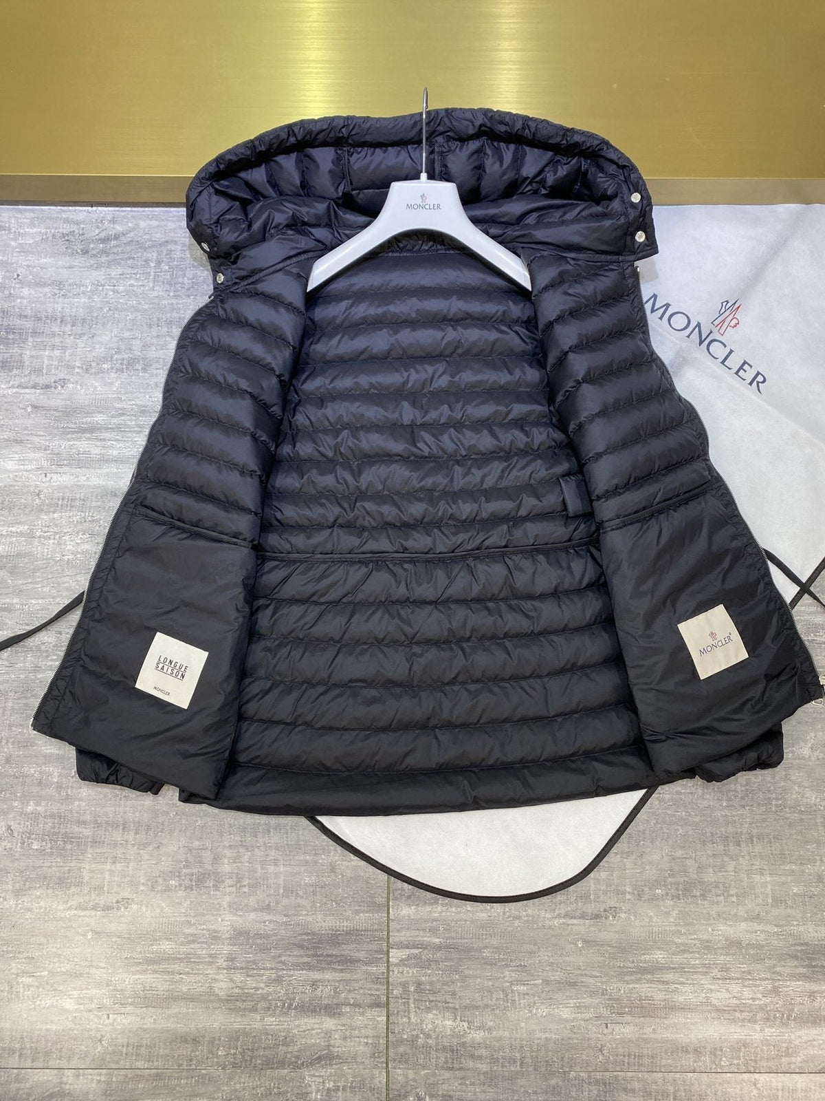 Moncler Hooded Quilted Puffer Coat