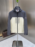 Moncler Color-Block Hooded Jacket