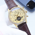 Vacheron Constantin Brown Gold Strap Watch